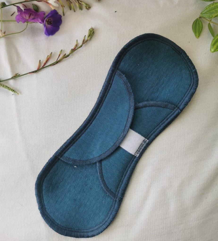 Darner Design inlegkruisje XS NoPUL Velcro Cotton Blue