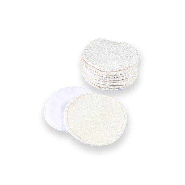 Petit lulu zoogcompressen - 5 sets - bamboeviscose - wit