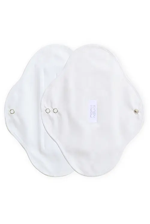 Momiji Natural Maandverband Large - wit