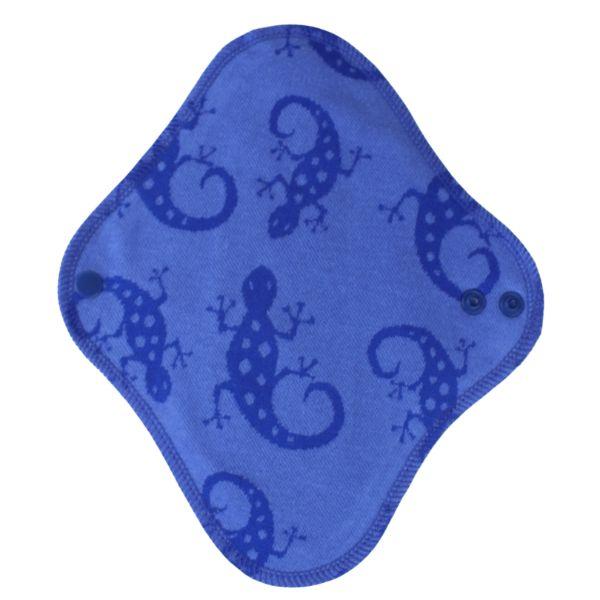 Myllymuksut Maandverband Maijat® - Hagedis - blauw, Drukknoopje