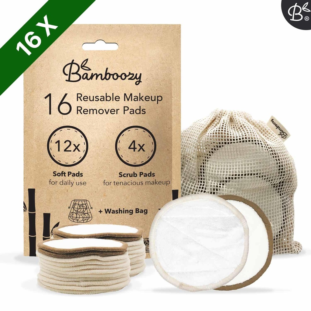 Bamboozy Wattenschijfjes 16 stuks - Wit