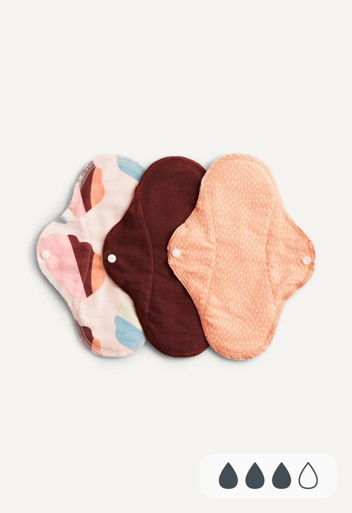 Imse Maandverband Classic Regular - Orange Sprinkle - Set van 3