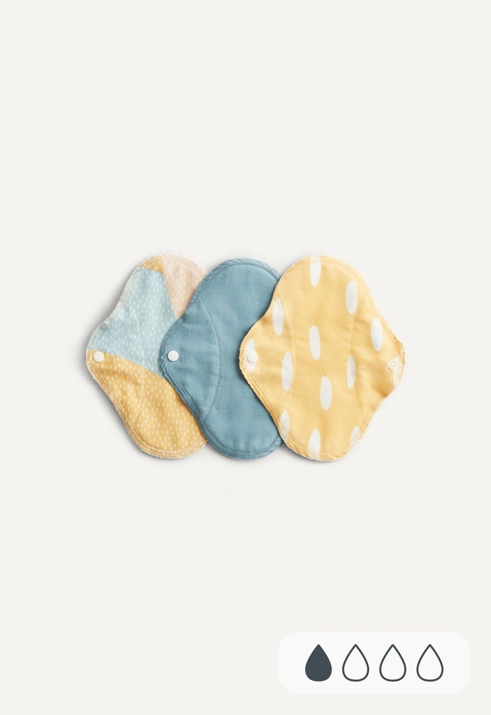 Panty Liners Classic – Blue Sprinkle (3-pack) | Imse