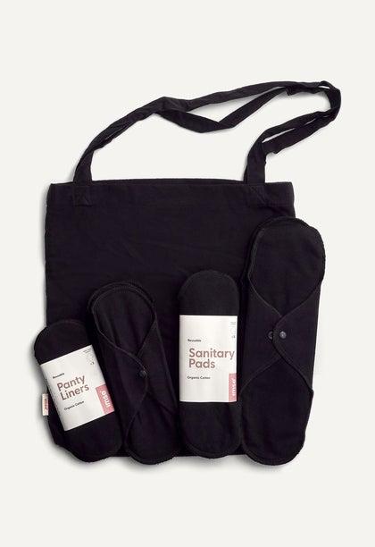 Start Kit Maandverband, Zwart | Imse