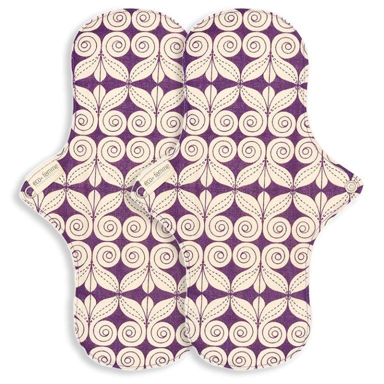 EcoFemme DayPad Plus Organic Vibrant - 2 pack 