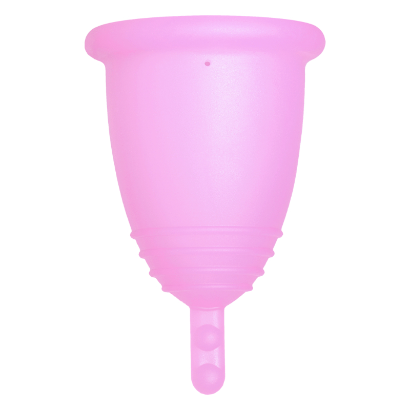 Me Luna® Menstruatiecup | Soft | S | Roze | met Steeltje