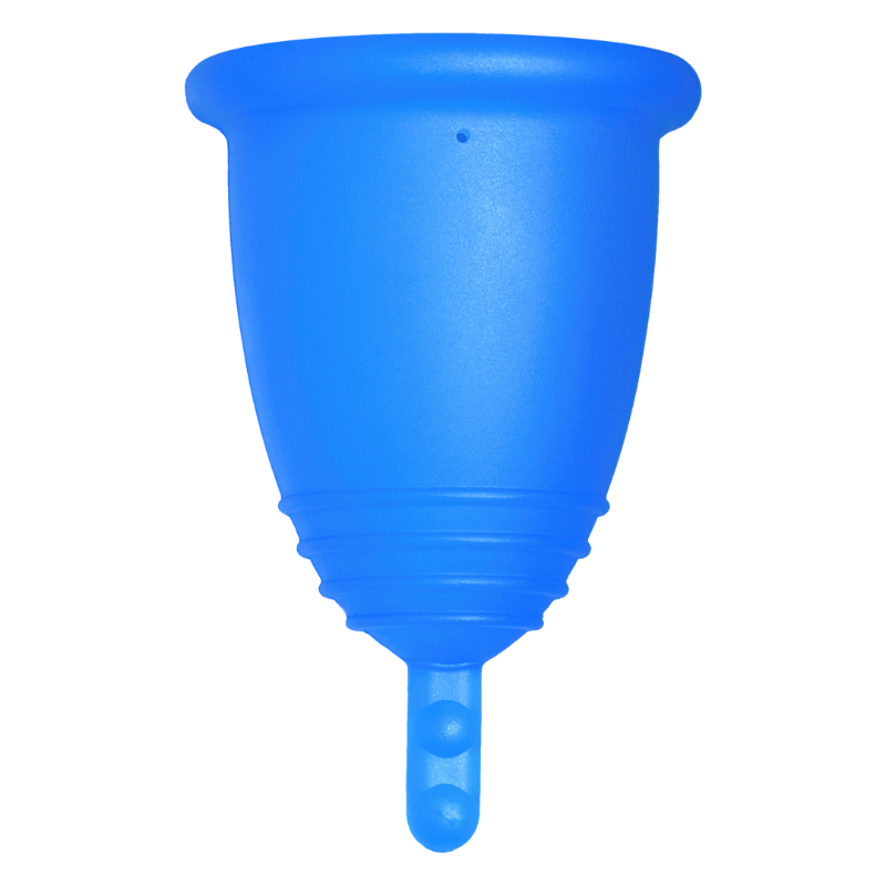 Me Luna® Menstruatiecup | Classic | L | Blauw | met Steeltje