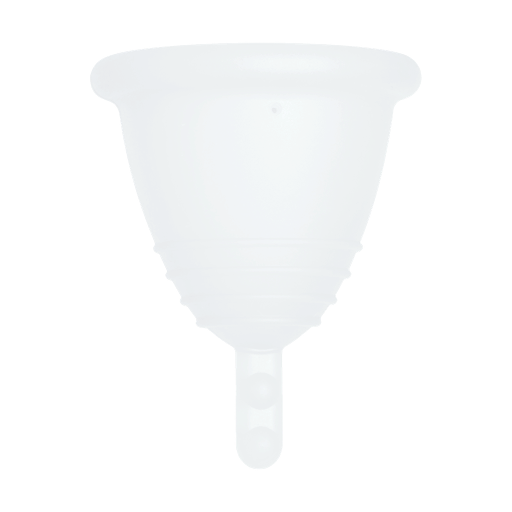 Me Luna® Menstruatiecup | Classic | Shorty XL | Naturel | met Steeltje