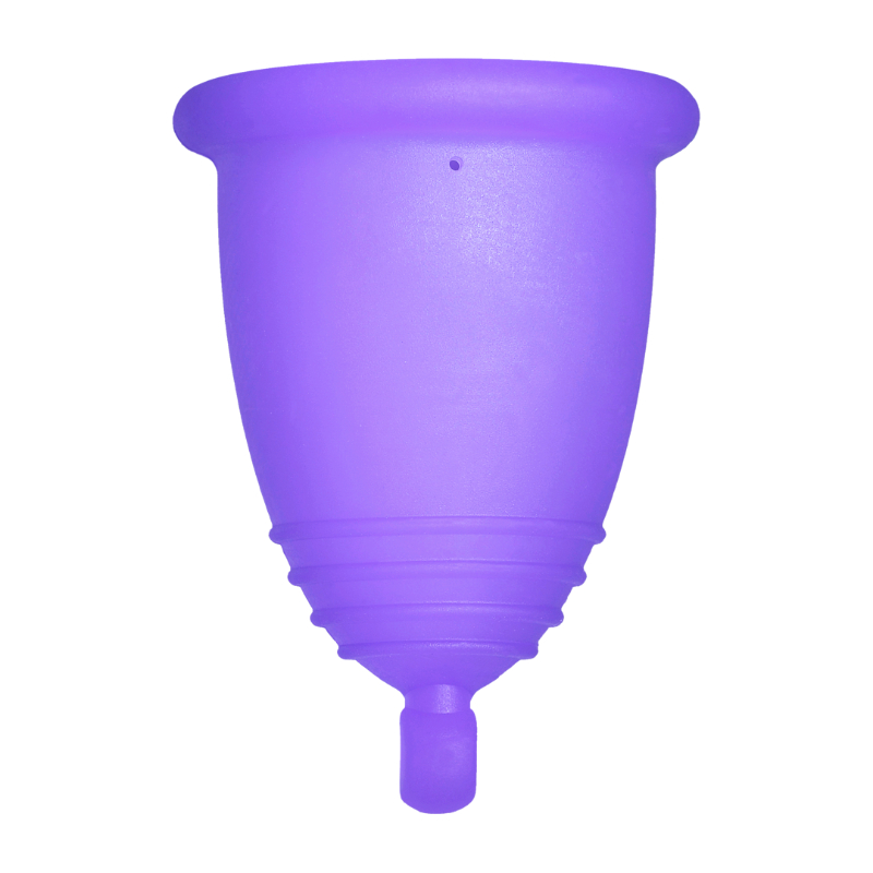 Me Luna® Menstruatiecup | Sport | XL | Blauw-violet | met Balletje