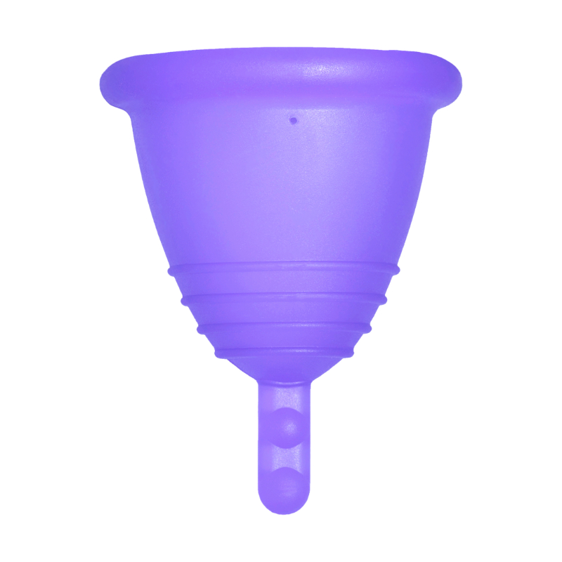 Me Luna® Menstruatiecup | Sport | XL | Blauw-violet | met Steeltje