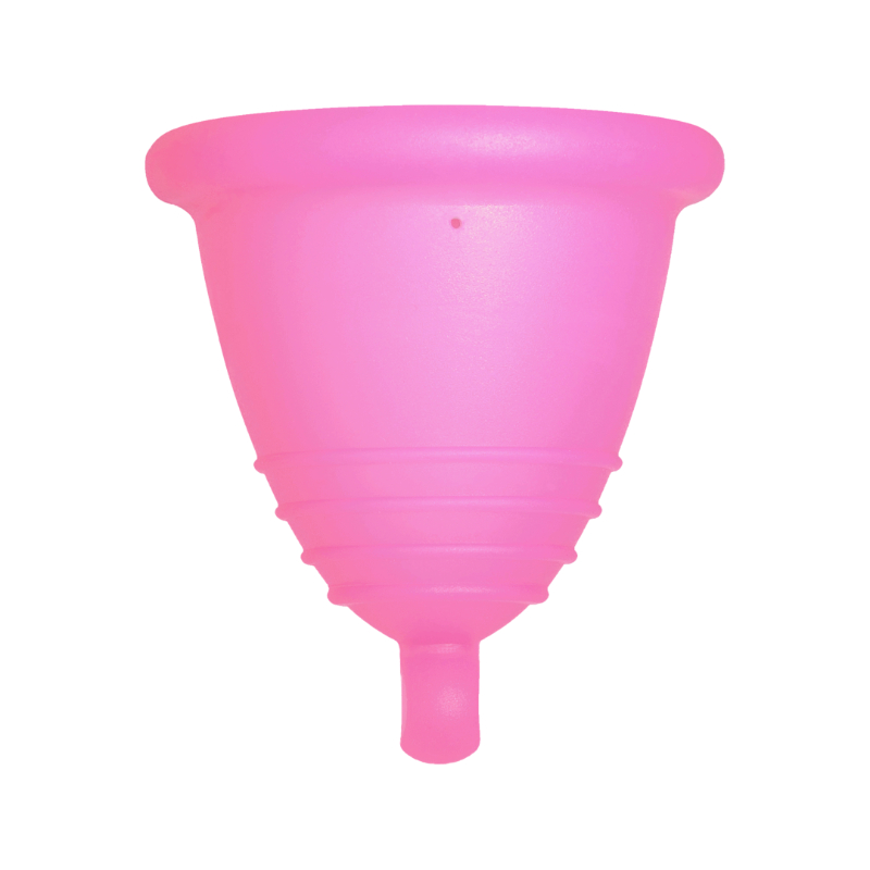 Me Luna® Menstruatiecup | Sport | Shorty L | Fuchsia | met Balletje
