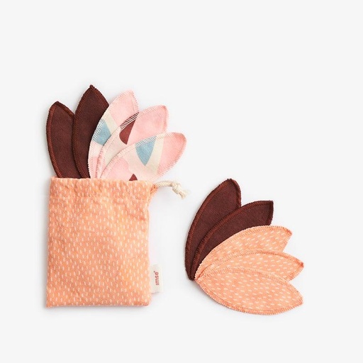 [MOS1717] Labia Pads Orange Sprinkle – Set van 10 | Imse