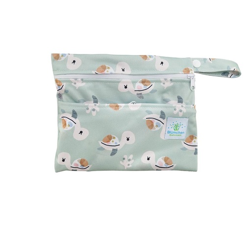 Wetbag Mini – Cozy Turtle | Blümchen
