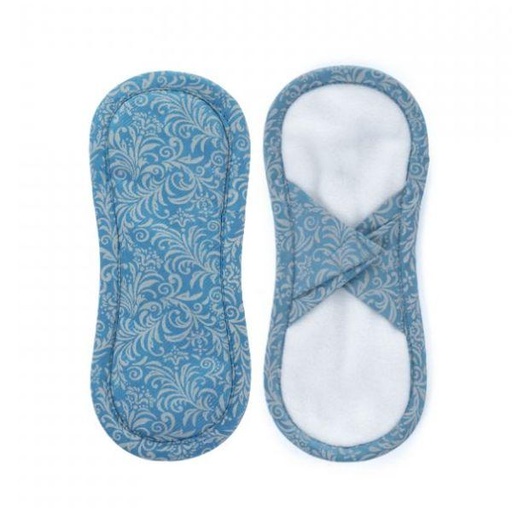 [8595642924248] Bamboolik Inlegkruisje - Lichtblauw satijn, Klittenband