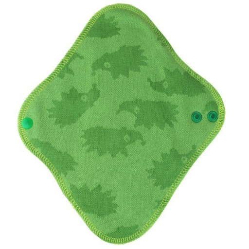 [6430024812305c] Myllymuksut Maandverband Maijat® - Egels - groen, Drukknoopje