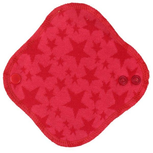 [6430024812312a] Myllymuksut Inlegkruisje Maijat® - Sterren - rood, Drukknoopje