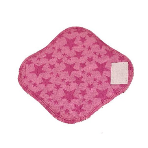 [6430024812312b-k] Myllymuksut Inlegkruisje Maijat® - Sterren - roze, Velcro