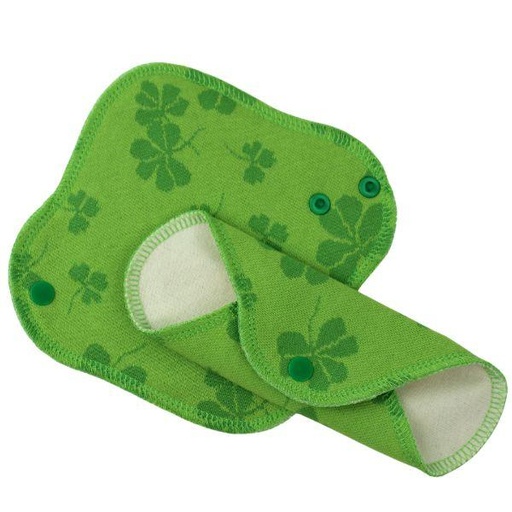 [6430024812312f] Myllymuksut Inlegkruisje Maijat® - Klaver - groen, Drukknoopje