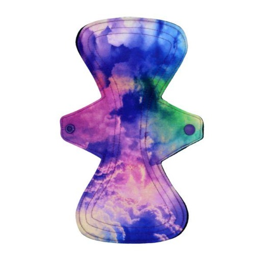 [LP01M21GC11] Lotte Pad Maandverband - Wolken PaarsBlauwGroen