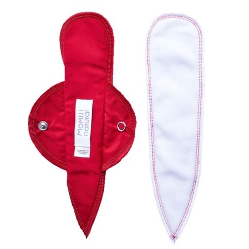 [M-1076-1] Momiji Natural Inlegkruisje String - set van 2 - Rood