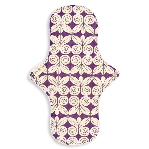 [n-DPP_i] EcoFemme DayPad Plus - Natural paars