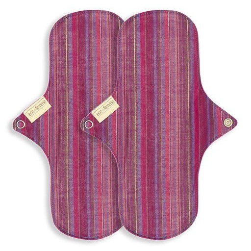 [V-Dptwin_i] EcoFemme Vibrant Organic Daypad- 2 pack