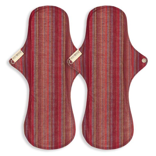 [v-Nptwin_i] EcoFemme NightPad Organic Vibrant - 2 pack