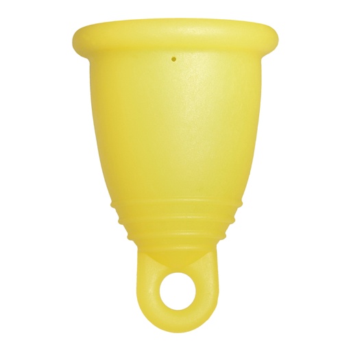 [4260554381093] Me Luna® Menstruatiecup | Soft | S | Geel | met Ring