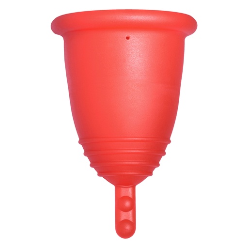 [4260554380614] Me Luna® Menstruatiecup | Classic | M | Rood | met Steeltje