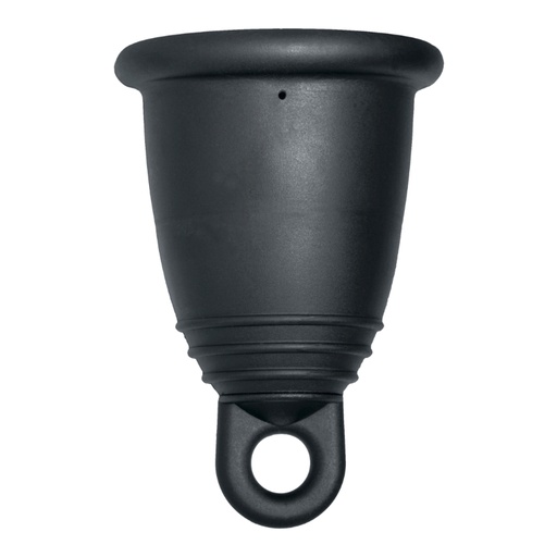 [4260554380720] Me Luna® Menstruatiecup | Classic | L | Zwart | met Ring