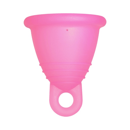 [4260554385763] Me Luna® Menstruatiecup | Sport | Shorty S | Fuchsia | met Ring