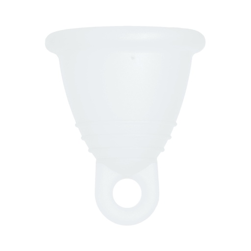 [4260554382274] Me Luna® Menstruatiecup | Sport | Shorty L | Naturel | met Ring