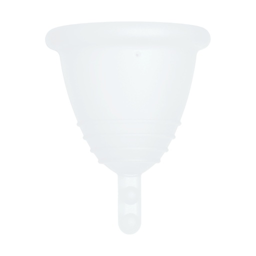 [4260554382342] Me Luna® Menstruatiecup | Sport | Shorty L | Naturel | met Steeltje