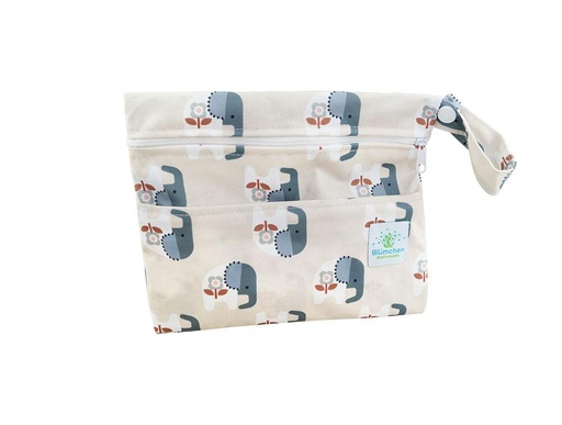 [9009612018428] Wetbag Mini – Cozy elephant | Blümchen