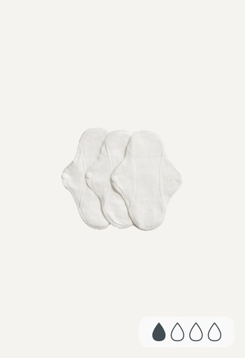 [MOS19025] Imse Pantyliners Active - Wit - Set van 3